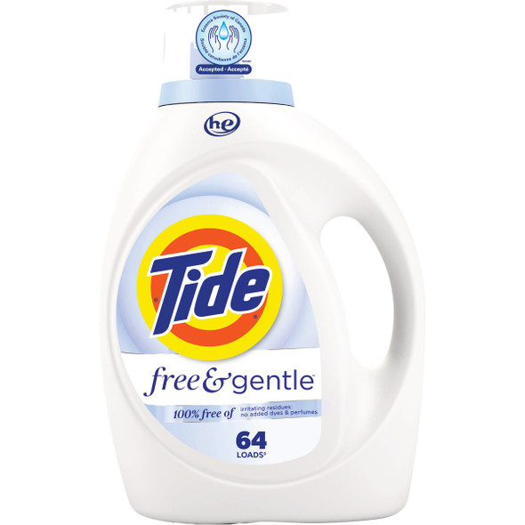 Tide 84 Oz. Free & Gentle HE Liquid Laundry Detergent 12143
