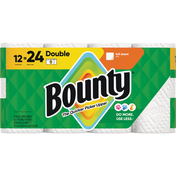 Bounty Full Sheet Paper Towels (12 Double Rolls) 80798315