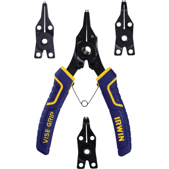 IRWIN Vise-Grip 6.5 In. Convertible Snap Ring Plier Set (4-Piece) 2078900