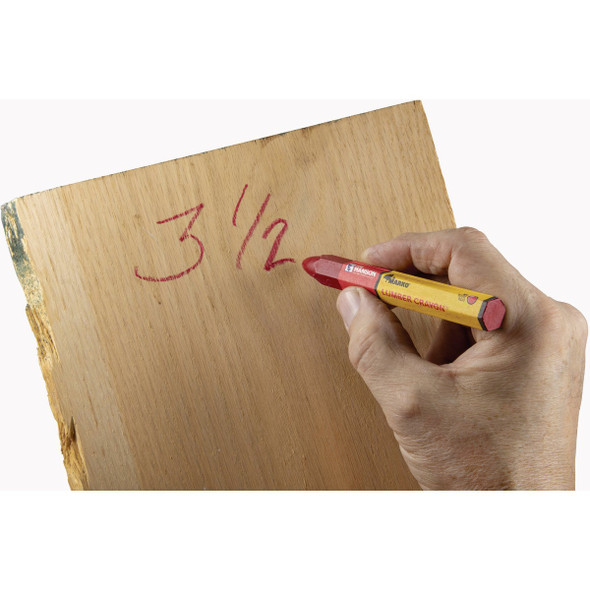 CH Hanson Red Lumber Crayon (12-Pack) 10365 320008