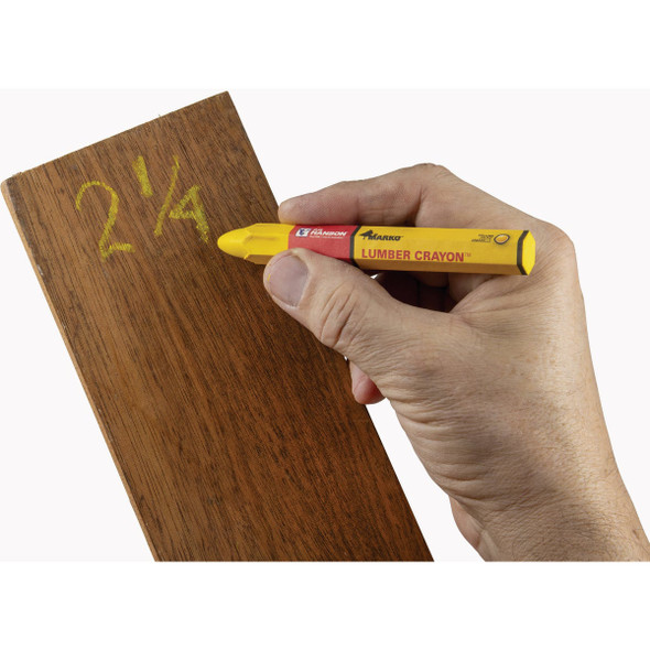 CH Hanson Yellow Lumber Crayon (12-Pack) 10368 326868
