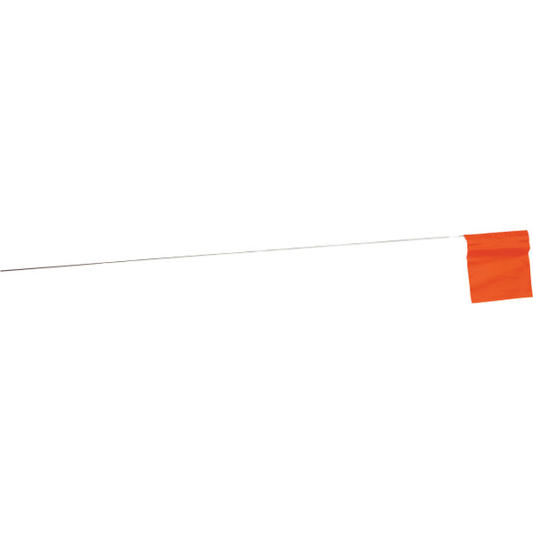 C.H. Hanson 36 In. Orange Stake Flag (100-Pack) 15193