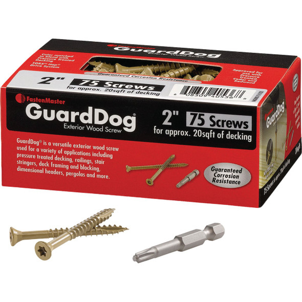 FastenMaster GuardDog 2 In. Deck Screw (75-Count) FMGD002-75