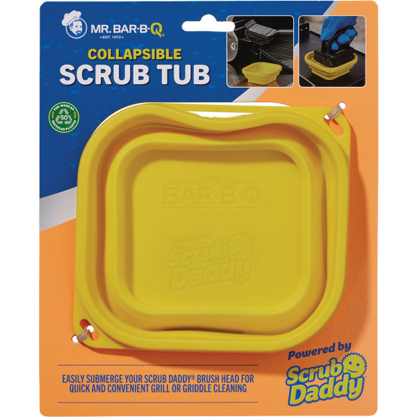 Mr. Bar-B-Q Scrub Daddy 6 In. x 5.6 In. x 2 In. Collapsable Tub 60408SDZ 884426