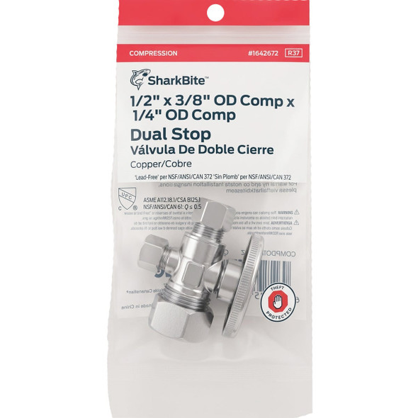 SHARKBITE 1-2"x1-4" Outlet Valve COMPDO123814Z 449445
