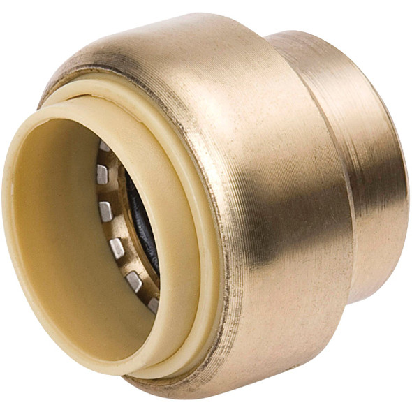 ProLine 1/2 In. PF Brass Push Fit Cap 6633-003