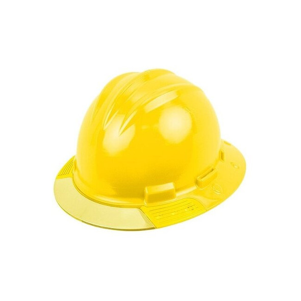 Bullard Hard Hat, Front Brim, AboveView, Yellow AVYLRY