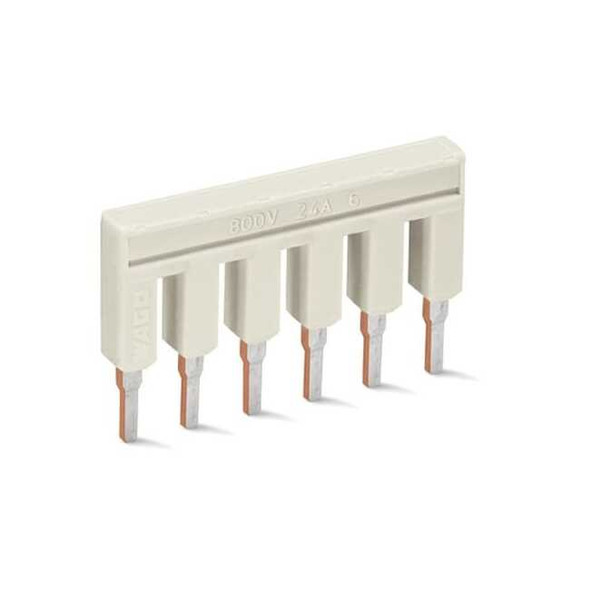 Wago Terminal Block,1.161" L,1.16" W,Gray 2002-406