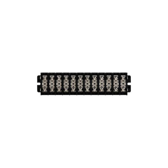 Eaton Bussmann BarrierTerminalStrip,60A,6AWGMax,600V KUX12-WNUV