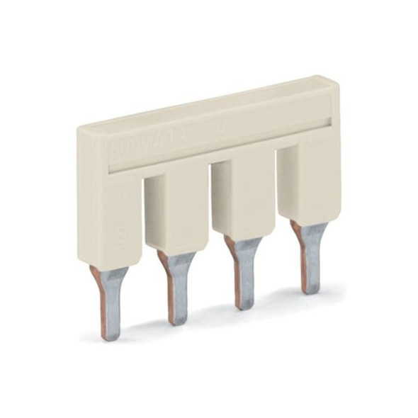 Wago Terminal Block,1.094" L,1.09" W,Gray 2006-404