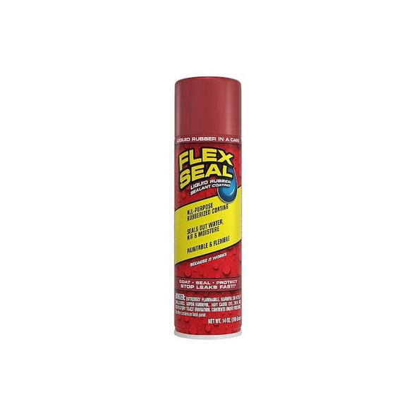 Flex Seal Rubber Coating,14 oz,Red,Rubber FSREDR20