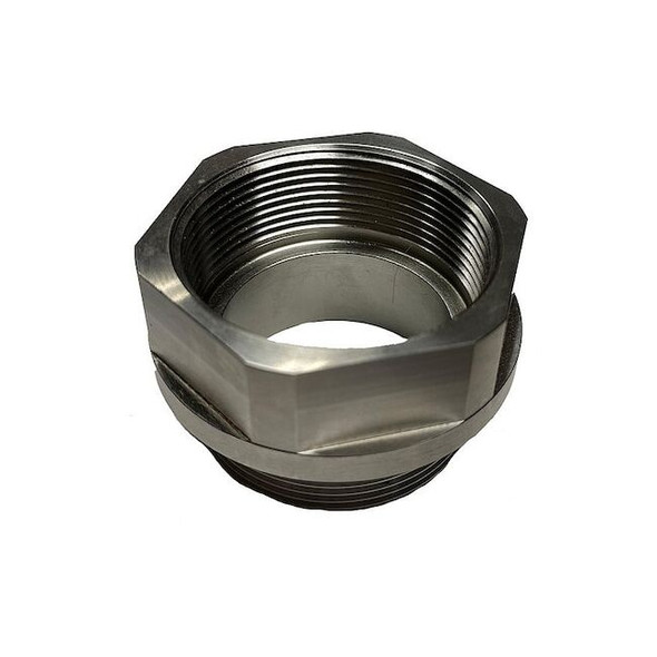 Action Pump Bung Adapter, 2 in OD, 2 in ID, 316 SS 2BSPPSS