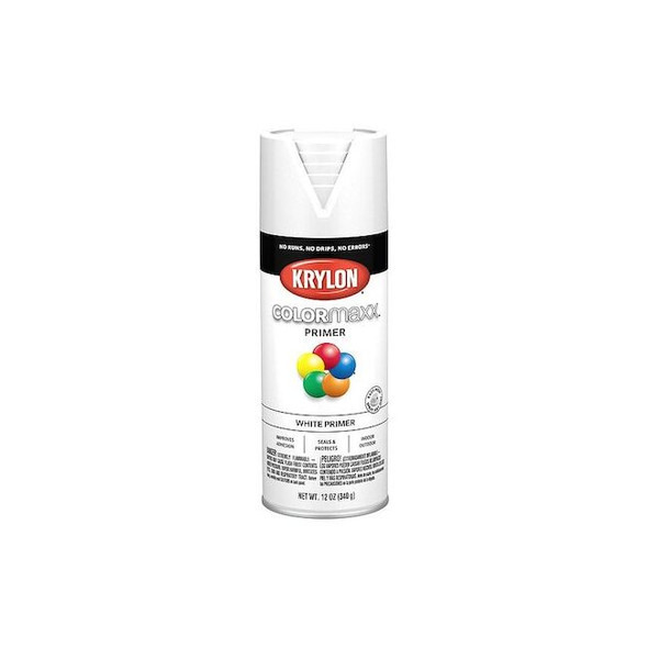 Krylon COLORMAXX Spray Primer,Black,12OZ K05581007
