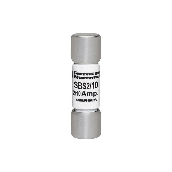 Mersen Fuse,1 3/8 in L,600 V AC,200 mA SBS2/10