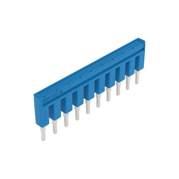 Wago Terminal Block,1.984" L,1.98" W,Blue 2002-410/000-006