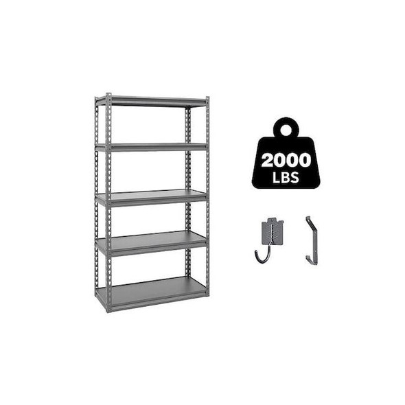 Manufacturer Varies General Purpose Boltless Metal Shelving ATB-D30-12-60-5B