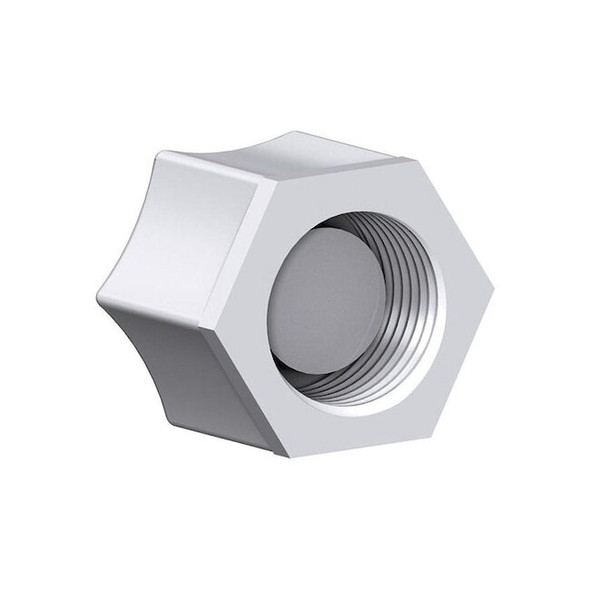 Jaco Compression Nuts,17/32"L,White,PK5 K-O-2