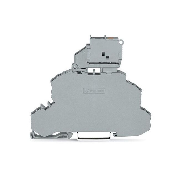 Wago Terminal Block,3.66" L,250V,Gray 2002-2611/1000-867