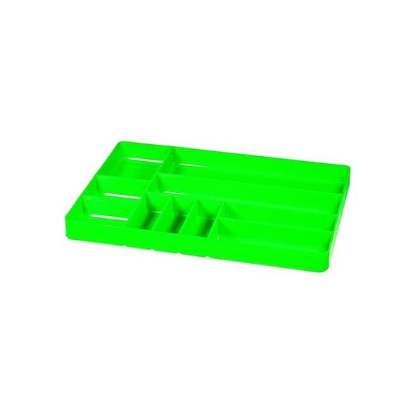 Ernst Manufacturing Drawer Tray,Green,1 1/2" H,Stackable 5018