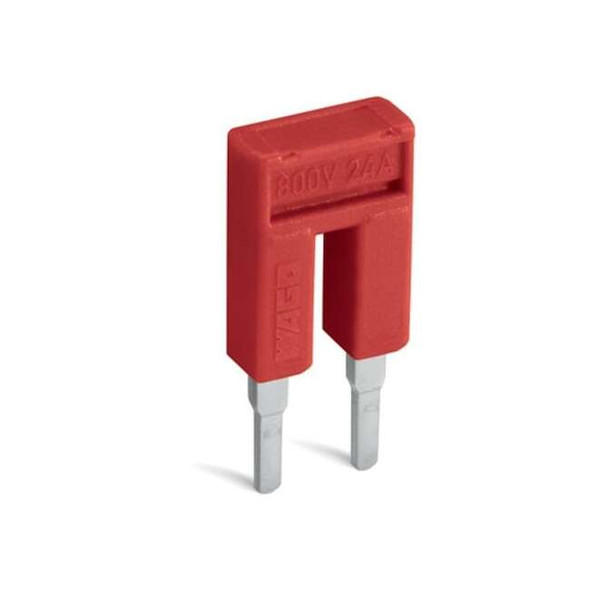 Wago Terminal Block,0.339" L,0.34" W,Red 2002-402/000-005