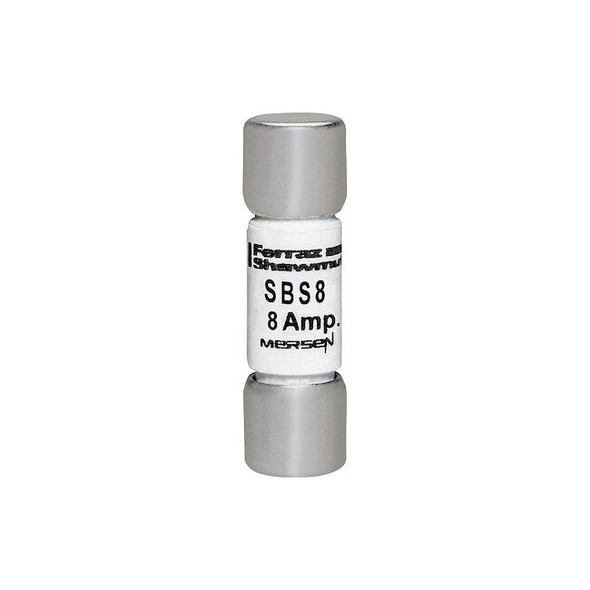 Mersen Fuse,1 3/8 in L,600 V AC,8 A SBS8