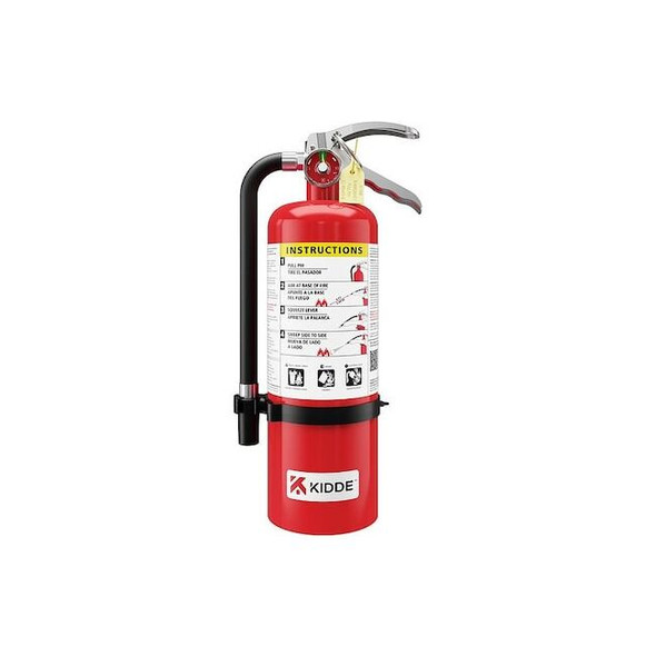 Kidde Fire Extinguisher,Steel Cylinder,ABC 21033504