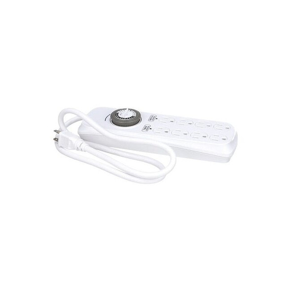 Southwire Power Strip, White, 2 in, 8 Outlets 22575WD