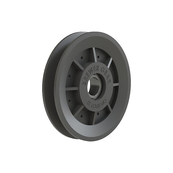 Brewer Machine & Gear V-Belt Idler Pulley,Composite,3"OD,Nylon BV3001