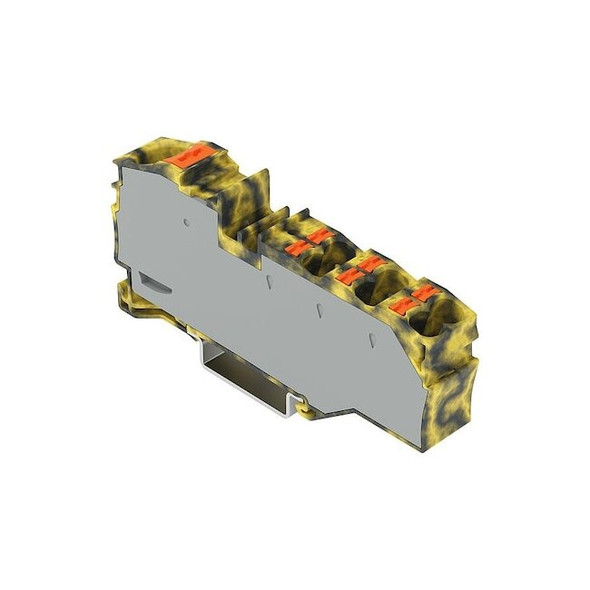 Wago Terminal Block,3.43" L,1.71" W,800V 2216-8031/0000-0053
