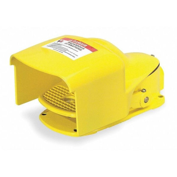 Square D FootSwitch,Yellow,Steel,SPDT,Momentary 9002AW132