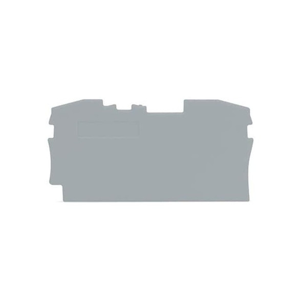 Wago Terminal Block,2.23" L,1.19" W,Gray 2006-1291