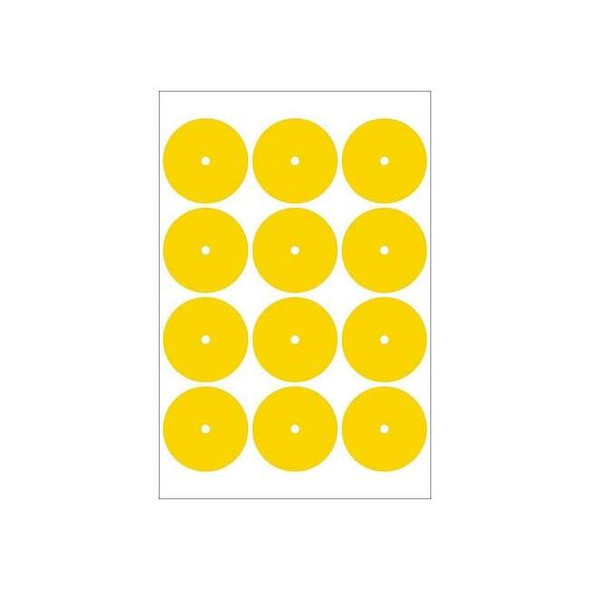 Accuform Gauge Marking Labels,Ylw,PK12 GML103YL