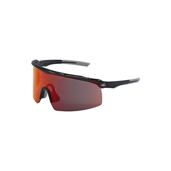 Globus Safety Glasses,Black,Red BH32510PFT