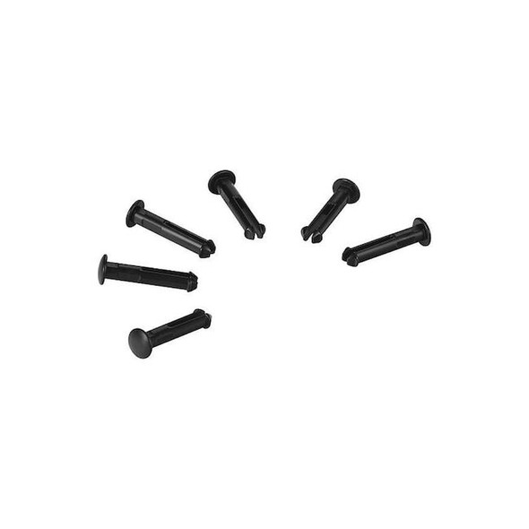Vikan Pins for Wall Brackets,Black 10019