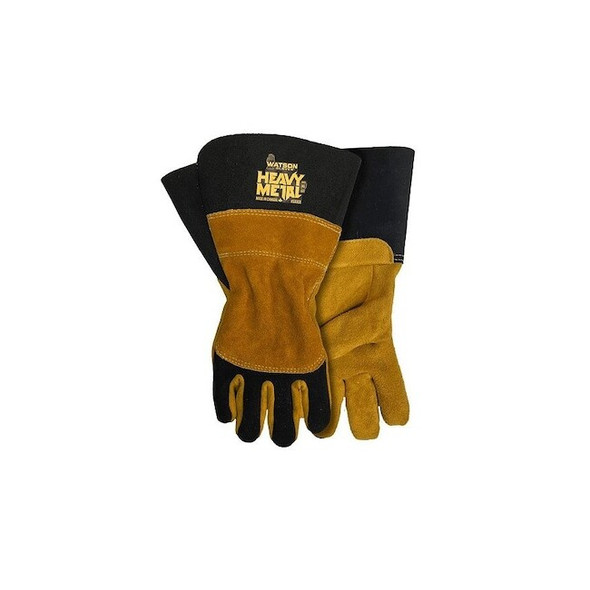 Watson Gloves Welding Gloves,Black Cuff,2XL,PR 533CR-XXL