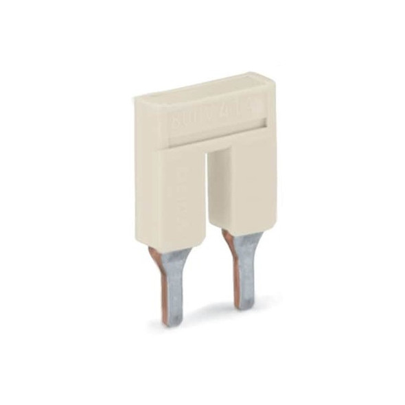 Wago Terminal Block,0.5" L,0.5" W,Gray 2006-402