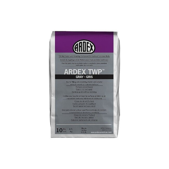 Ardex Patch,Gray,10 lb,Bag 12508