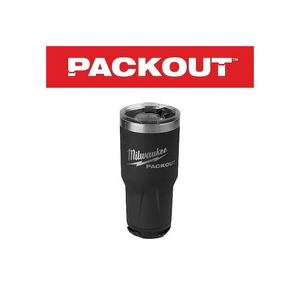 Milwaukee Tool PACKOUT(TM) 30oz Tumbler - Black 48-82-8393BP