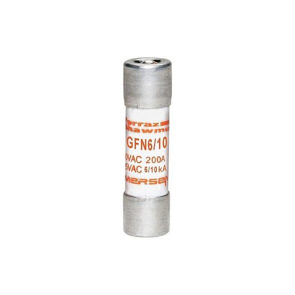 Mersen Fuse,1 1/2 in L,250 V AC,600 mA GFN6/10