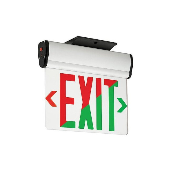Compass Electrical Exit Sign,LED,Red/Green Text 93316317