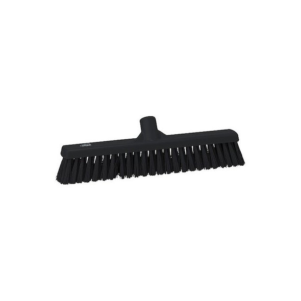 Vikan Broom Head,Black Bristle,Dry Surface 31799
