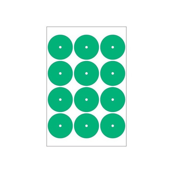 Accuform Gauge Marking Labels,Grn,PK12 GML103GN