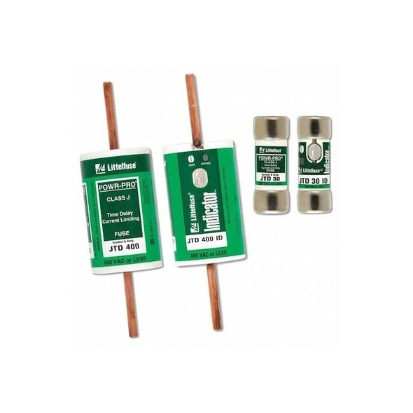 UL Class Fuse, J Class, Time-Delay, 2.50A, 600V AC, Non-Indicating