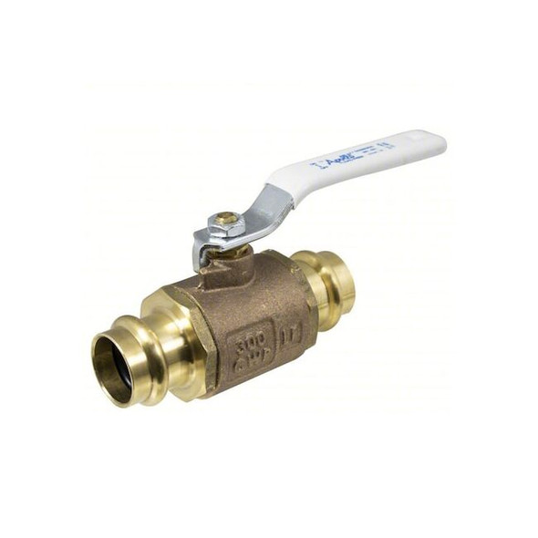 Apollo Valves Manual 2-Way Ball Valve,Press,Bronze 77WLF10601A