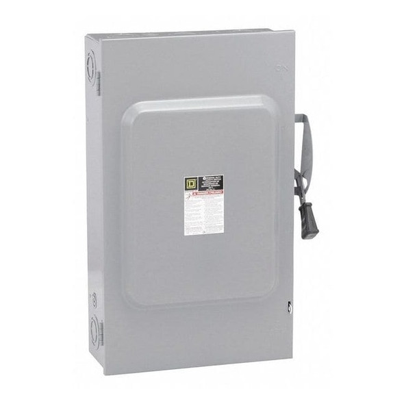 Square D Nonfusible, Safety Switch, General Duty, 240 V, 3PST DU324