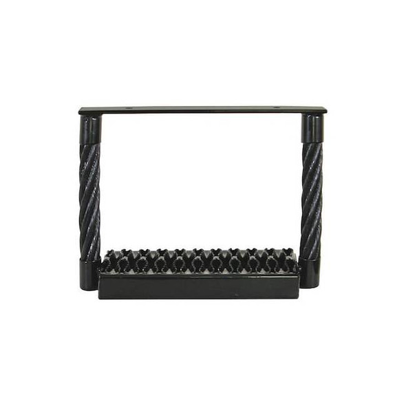 Black Powder Coated Cable Type Truck Step - 9 x 15 x 4.75 Inch Deep