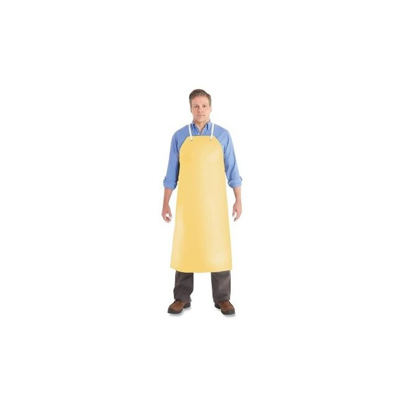Hycar® Apron, 35 in x 45 in, Nitrile/Poly-Cotton, Yellow