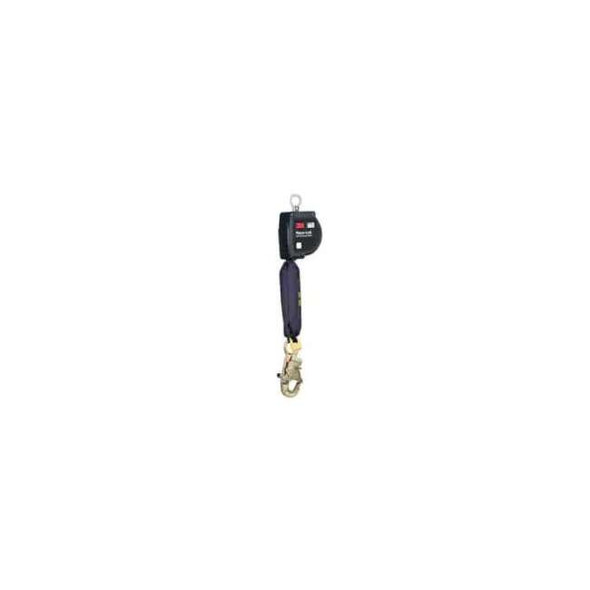 Nano-Lok Self Retracting Lifeline, 11.0 ft Length, Snap Hook, Steel, 1 Leg(s)