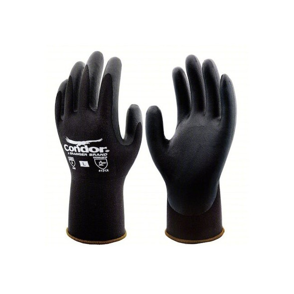 Knit General Purpose Gloves, Nitrile, Foam, Palm, 4 Abrasion Level, 1 PR