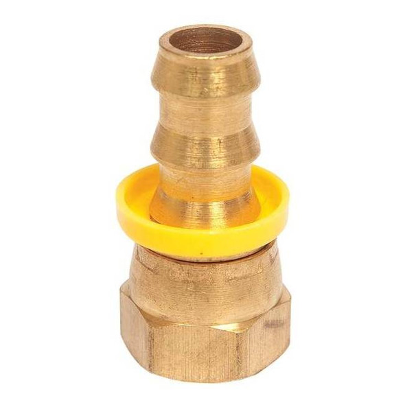 Continental Hose Fitting,3/8 In. ID,3/4-16,(F) SAE PB-SFFX-0608